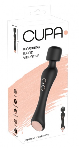 Cupa - Warming Wand Vibrator - Black photo