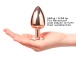 Dorcel - Metal Diamond Anal Plug L - Gold photo-3