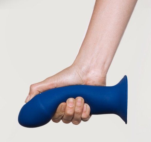 Adrien Lastic - 7'' 矽胶假阳具 - 蓝色 照片