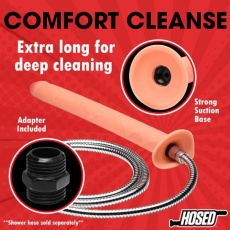 Hosed - 15" 仿真粗阳具造形灌肠器 - 肉色 照片