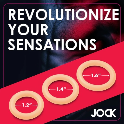 Jock - Cock Ring Set - Light photo