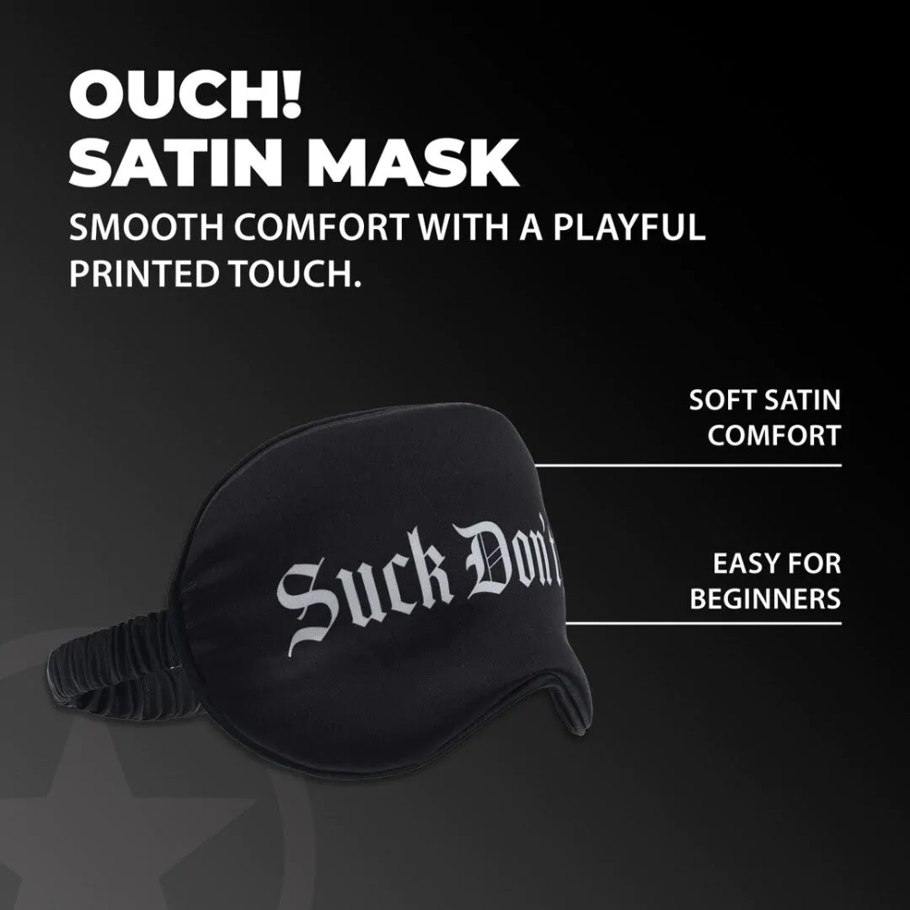 Ouch - Suck Don't Bite Eye Mask - Black 照片-2