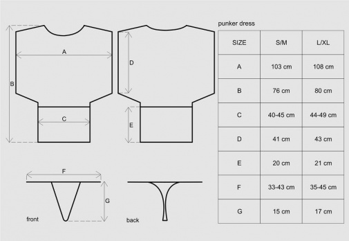 Obsessive - Punker dress & thong - S/M                                                                   photo