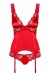 Obsessive - Secred Corset & Panties - Red - S/M photo-7