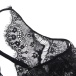 Ohyeah - Lace Floral Sheer Teddy - Black - XL photo-10