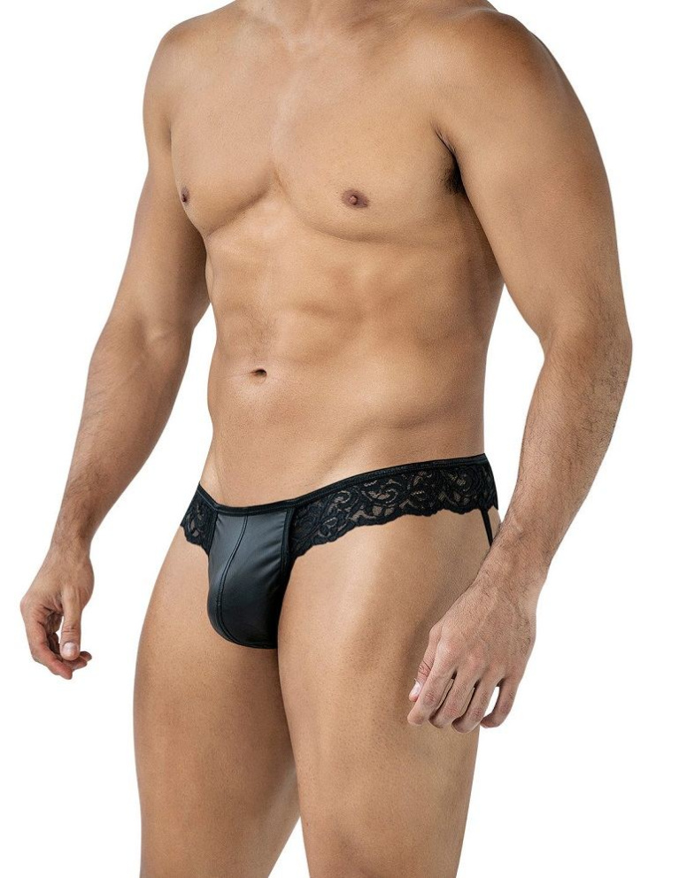 Cut4men - Lacey Jockstrap - Black - M 照片