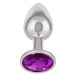 CEN - 紫水晶寶石肛門塞 小碼 - 紫色 照片