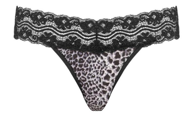 Underneath - Jane Thong Set 3 pcs - Black - S/M photo