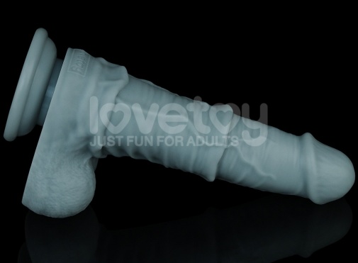 Lovetoy - 11" Thrusting Vibro Dildo - Blue photo