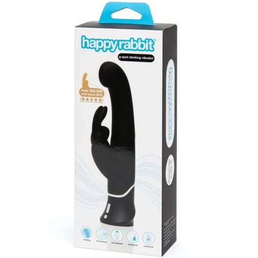 Happy Rabbit - G-Spot Stroker Rabbit Vibrator - Black photo