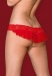 Obsessive - 863-THC-3 Crotchless Thong - Red - L/XL photo-6