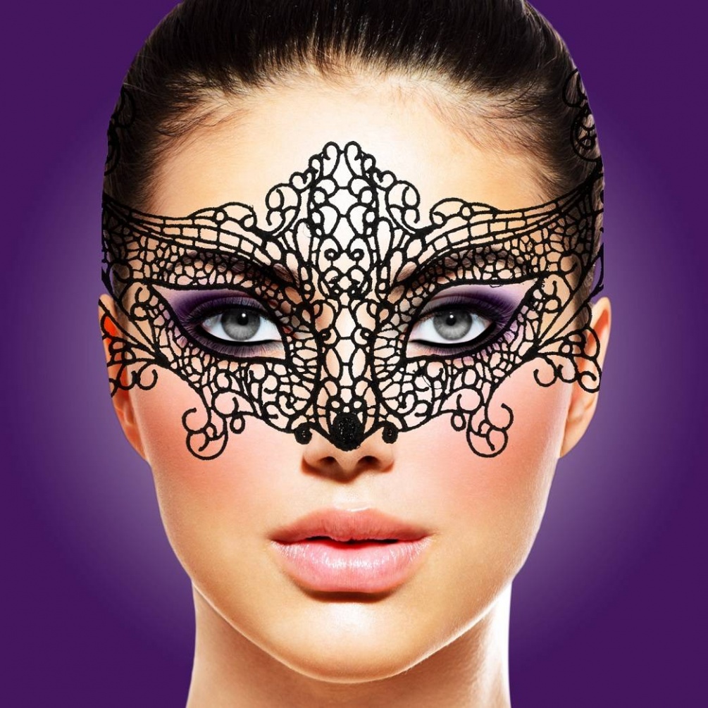The wonderful masques of RIANNE S in Venetian-style are made... Rianne S - Soiree Mask II Brigitte - Black photo-2