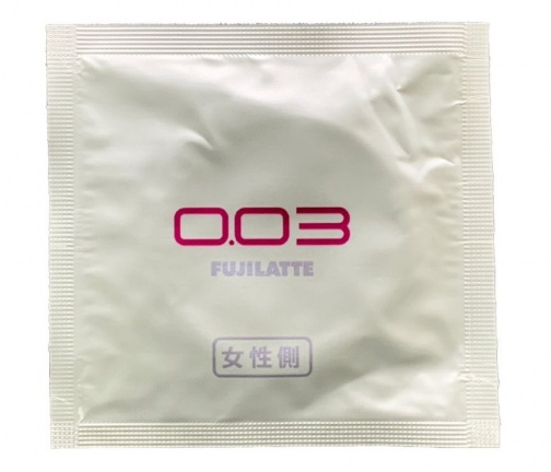 Fuji Latex - 0.03 Natural Condoms 12's Pack photo