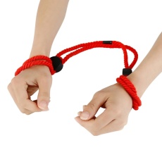 SMVIP - 超简易绳手铐 - 红色 照片