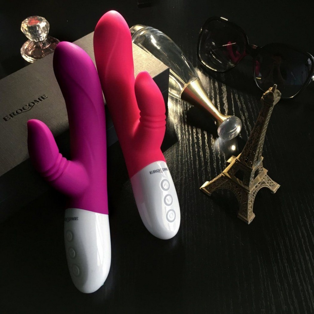 PEGASUS Pegasus licking double shock stick, simulation finge... Erocome - Pegasus - Deep Rose photo-7
