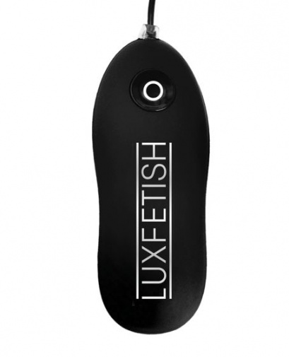 Lux Fetish - 4'' Inflatable Vibrating Butt Plug w/Suction Base photo