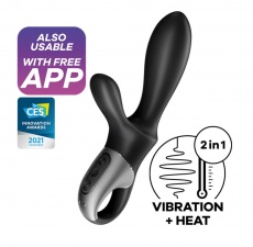 Satisfyer - Heat Climax Plus 热感后庭震动棒 - 黑色 照片