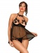 Obsessive - Delishya Babydoll - Black - S/M photo