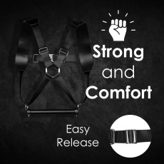 Ouch - BSDM Harness Restraint - Black photo