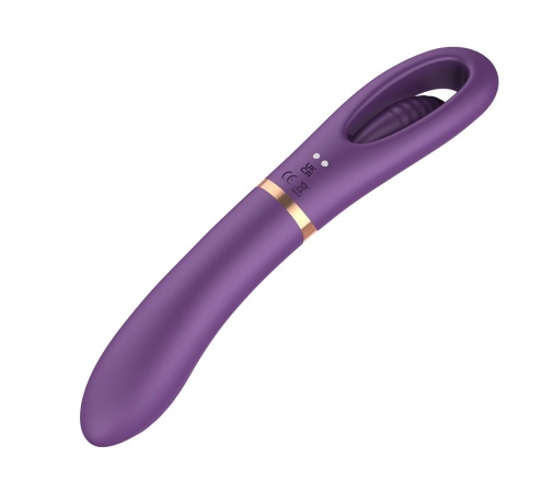 Secwell - Lisa Flicking Dual Vibrator - Purple photo