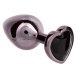 CEN - Jewel Heart Plug L - Black 照片-4