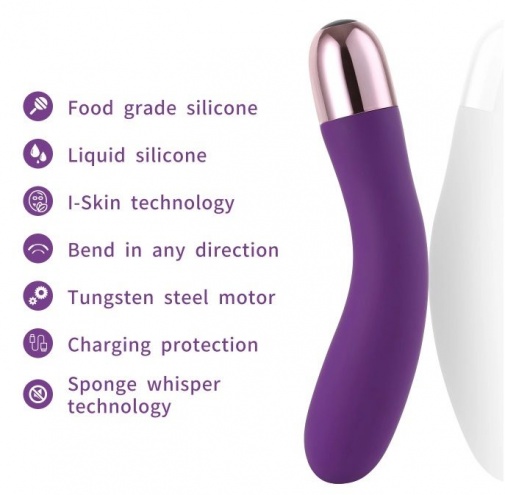 Wowyes - Coco Magnetic Rechearable Vibrator - Purple photo