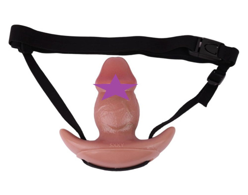 FAAK - Realistic Anal Plug w Belt - Flesh photo