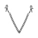 Bedroom Fantasies - Nipple Clamps w Chain - Black 照片
