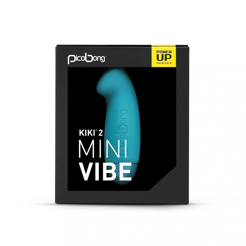 Updated with twice the power, KIKI™ 2 has a flattened tip pe... PicoBong - Kiki 2 Mini Vibe - Blue photo-2