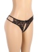 Ohyeah - Crotchless Lace Panty - Black - L 照片-6