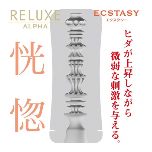 T-Best - Reluxe Alpha Ecstasy Soft Type Masturbator - Red photo