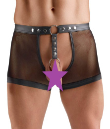 Svenjoyment - Jock Pants w Cock Ring - Black - M photo