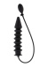 Hidden Desire - Expert Ribbed Inflatable Plug - Black 照片