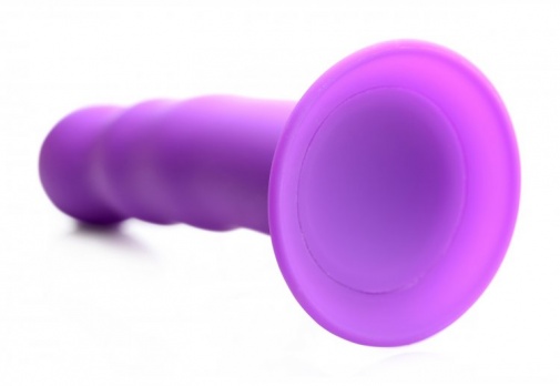 Squeeze-It - Wavy Dildo - Purple photo