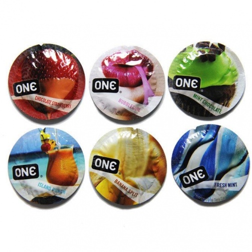 One Condoms - 风味波浪 1片装 照片