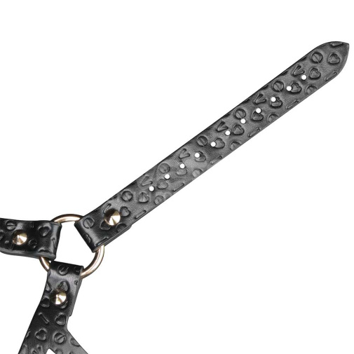 Lovetoy - Rebellion Reign Dark Bunny Face Mask - Black 照片
