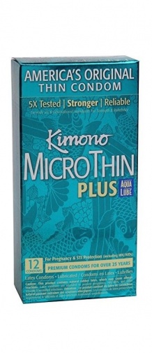 Kimono - Microthin Plus Aqua Lube 12个装 照片