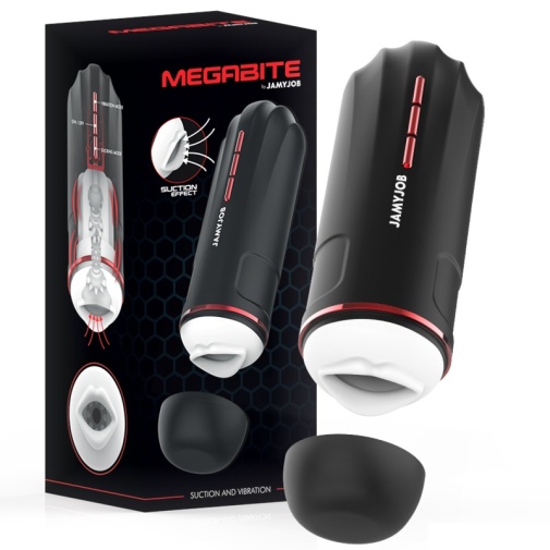 Jamyjob - Megabite Mouth Suction Vibro Masturbator photo