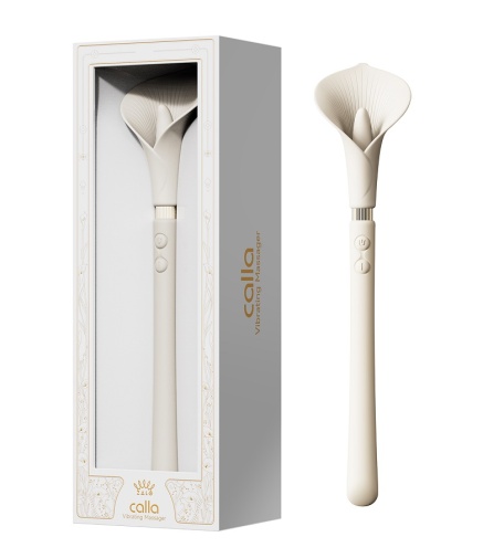 Zalo - Calla Dual Head Vibrator - Ivory White photo