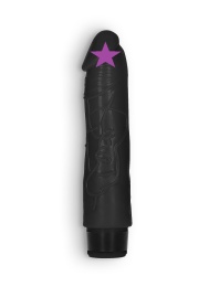 GC - 8" Thick Vibro Dildo - Black photo