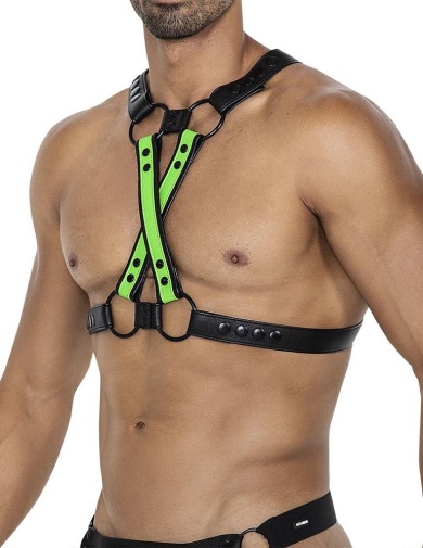 Cut4men - 4way Harness - Green photo