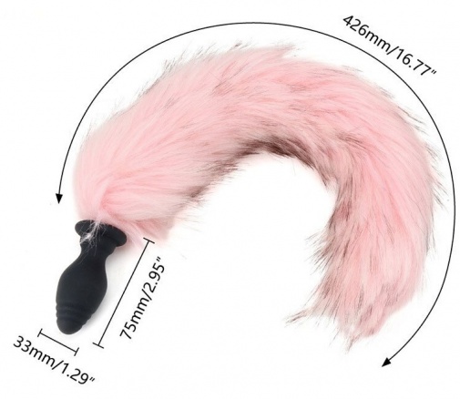 MT - Vibro Tail Plug - Pink photo