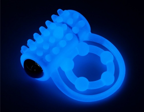 Lovetoy - Lumino Play Vibro Double Ring - Blue photo