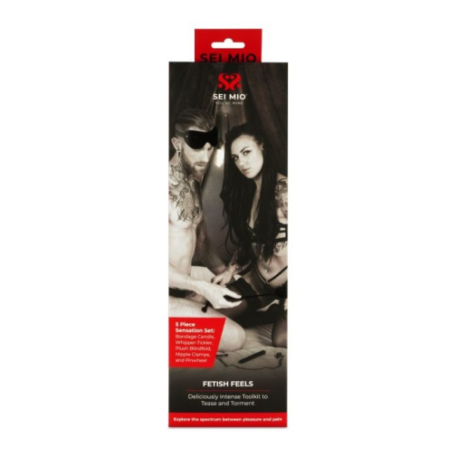 Sei Mio - Fetish Feels 5 pcs SM Set - Black 照片