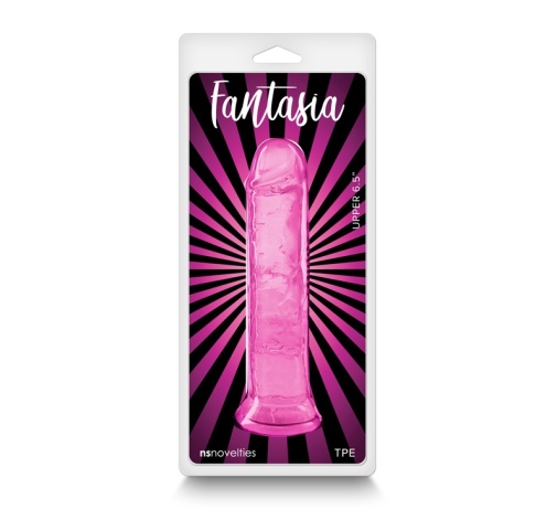 NS Novelties - Fantasia Upper 6.5" Dildo - Pink photo