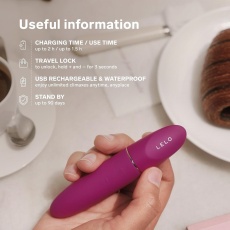 Lelo - Mia 3 Mini Vibrator - Deep Rose photo