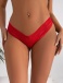 Ohyeah - Hollowed Out Thongs - Red - XL 照片-2