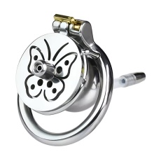 FAAK - Butterfly Chastity Cage w Catheter 45mm photo