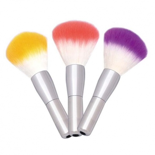 Aphrodisia - 7 Functions Vibrating Make Up Brush - Orange photo