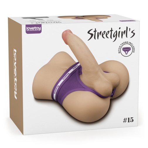 Lovetoy - Streetgirl's #20 Masturbator w Bendable Dildo - Flesh photo